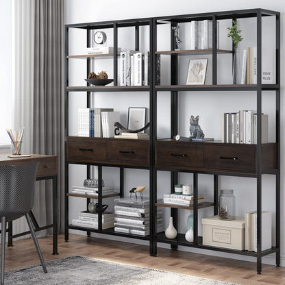 Rustic Accent Bookshelf 90CM Wide Plant Display Rack Tristar Online