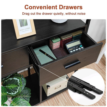 Rustic Accent Bookshelf 90CM Wide Plant Display Rack Tristar Online