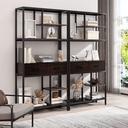Rustic Accent Bookshelf 90CM Wide Plant Display Rack Tristar Online