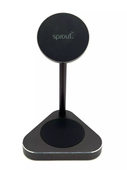 Sprout 2-in-1 Mag Wireless Charging Stand – Fast Charger - Open Never Used - (AU Version)