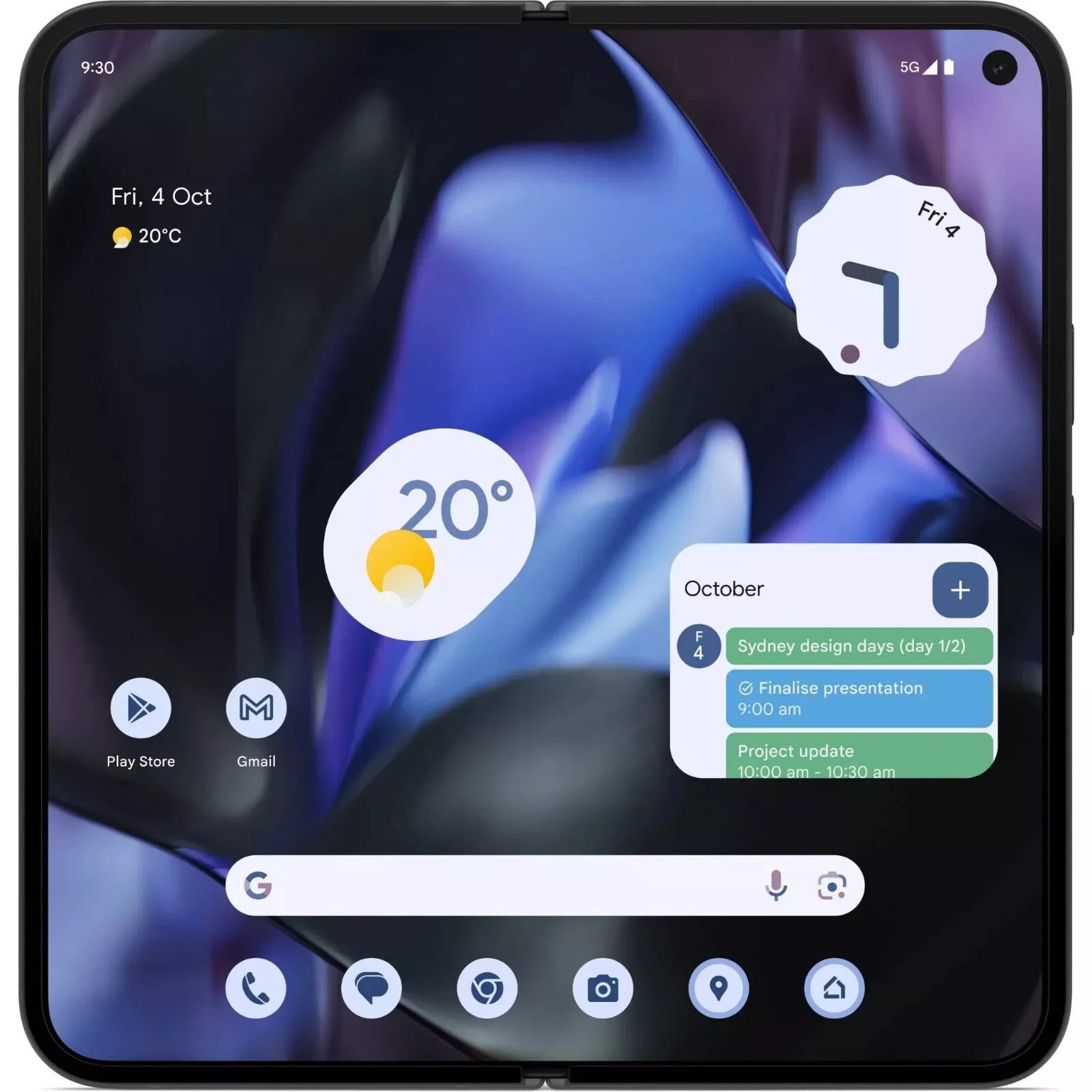 Google Pixel 9 Pro Fold 5G 16GB/256GB - Obsidian ( AU Version ) Google