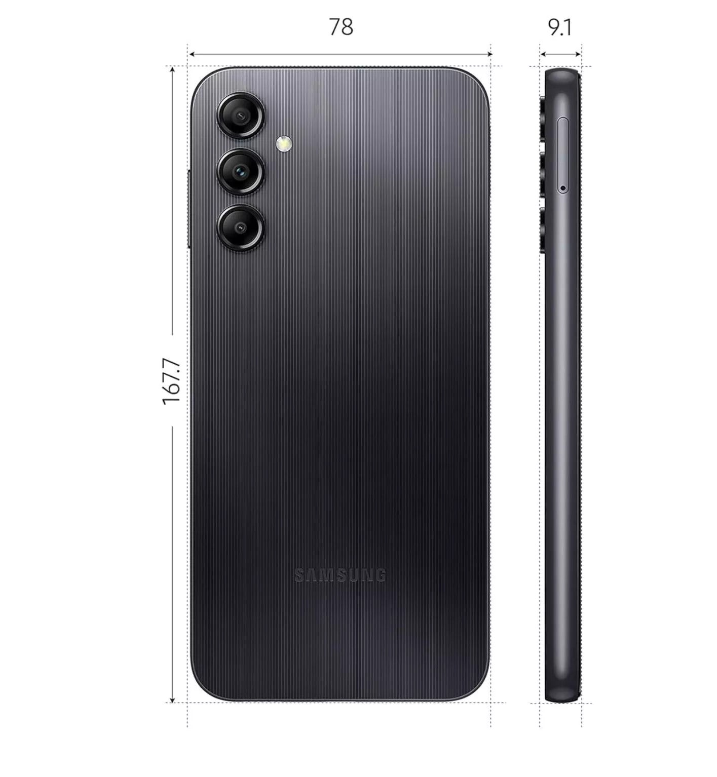 Samsung Galaxy A14 4G Smartphone – 4GB RAM, 128GB Storage, Black - (AU Version) SAMSUNG