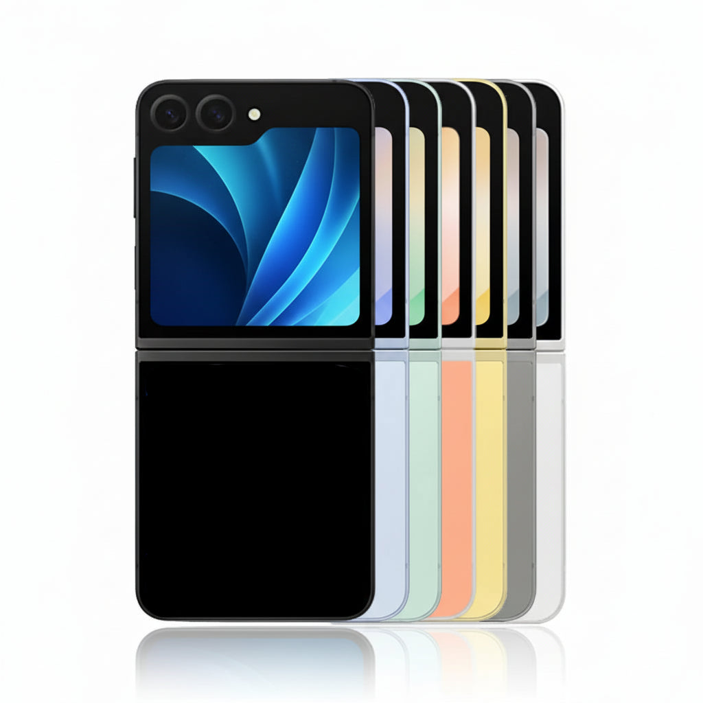 Samsung Galaxy Z Flip6 5G 12GB RAM 256/512GB - Blue/Mint/Silver/Yellow/Black/Green/Peach - Refurbished - Pristine (Copy) Samsung