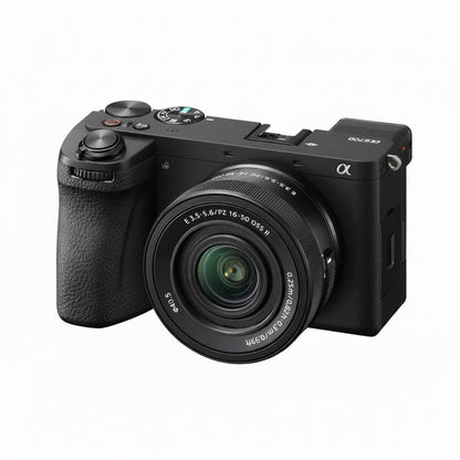 Sony A6700 Mirrorless Camera Kit with 16-50mm II Power-Zoom Lens – 26MP APS-C, 4K120p Video,