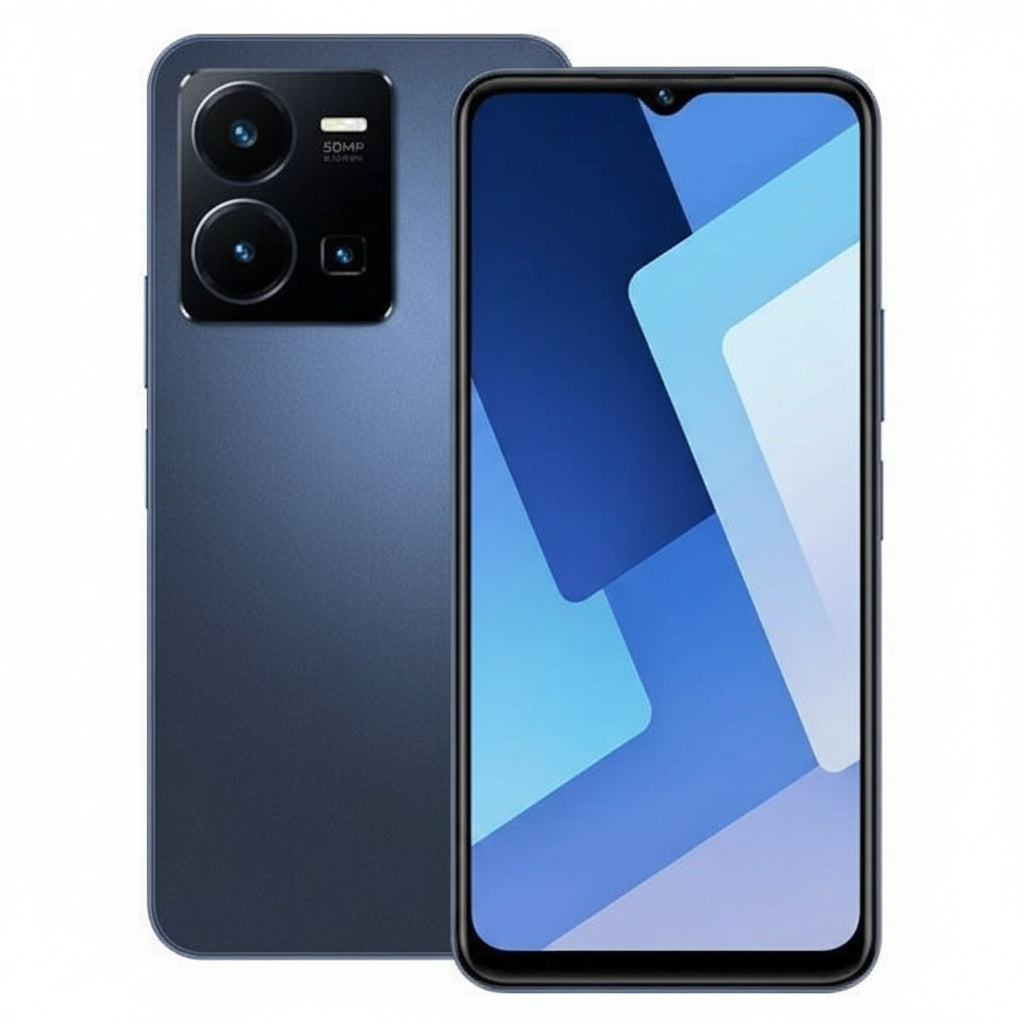 Vivo  V2206 64GB Blue Smartphone – 6.5” Display | Dual SIM | 4G LTE | Android | Unlocked - Pristine - Refurbished