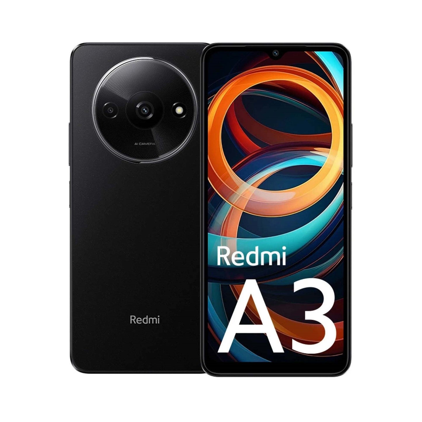 Xiaomi Redmi A3 4G Smartphone (3GB/64GB, Midnight Black) - Brand New (Copy) Xiaomi