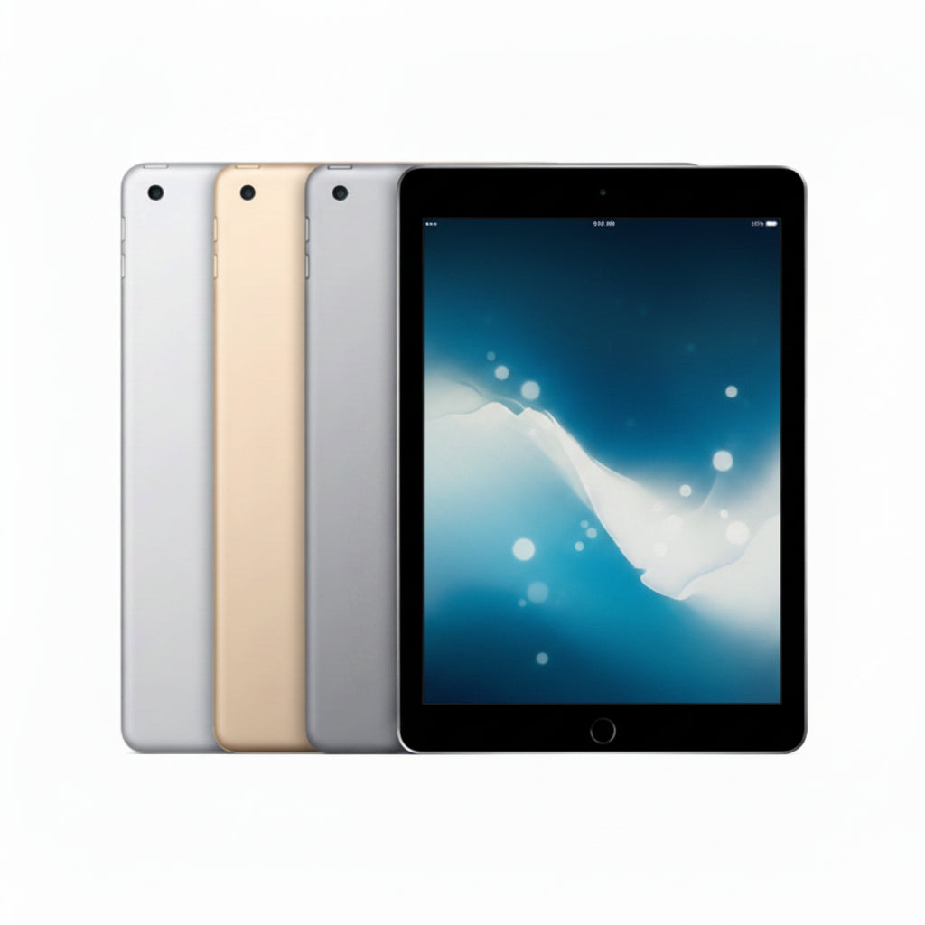 Apple iPad 5th Generation  9.7 inch Wi-Fi + Cellular  Tablet - 32GB, 128GB - Silver, Gold, Space Gray - Excellent - Refurbished