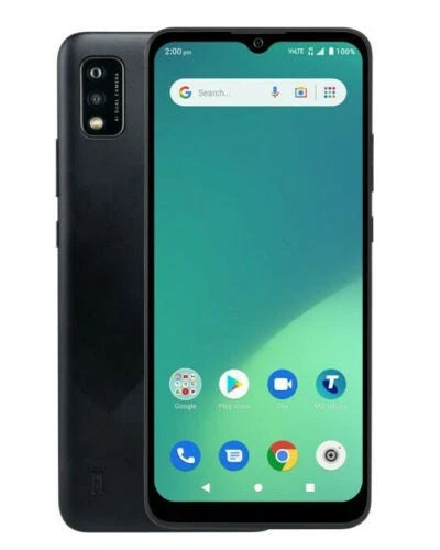 ZTE Blade A51 32GB Black Smartphone – 6.52” Display | Dual SIM | 4G LTE | Android Go - Acceptable - Refurbished ZTE