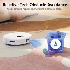 Roborock Q8 Max Robot Vacuum with 5500Pa Suction DuoRoller Brush LiDAR Navigation - White