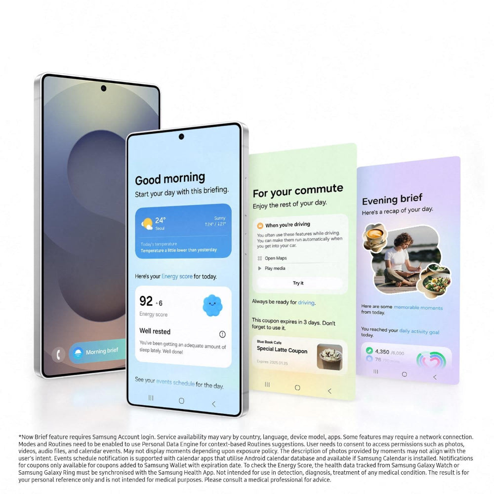 Front view of Samsung Galaxy S25 Ultra 5G 12GB/512GB in Titanium Black showing the large 6.9-inch display and slim bezels.