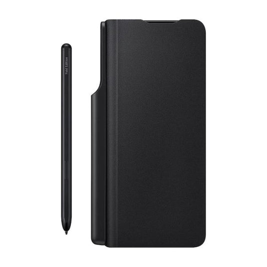 Samsung Galaxy Z Fold3 5G Flip Cover With S Pen - Black (Copy) Samsung