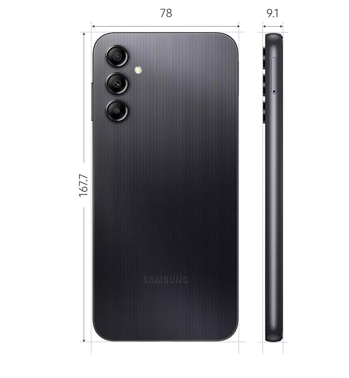 Samsung Galaxy A14 4G Smartphone – 4GB RAM, 128GB Storage, Black - (AU Version) SAMSUNG