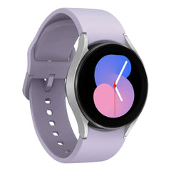 Samsung Galaxy Watch5 40mm LTE Silver Case with Purple Sport Band (Refurbished) Grade-A