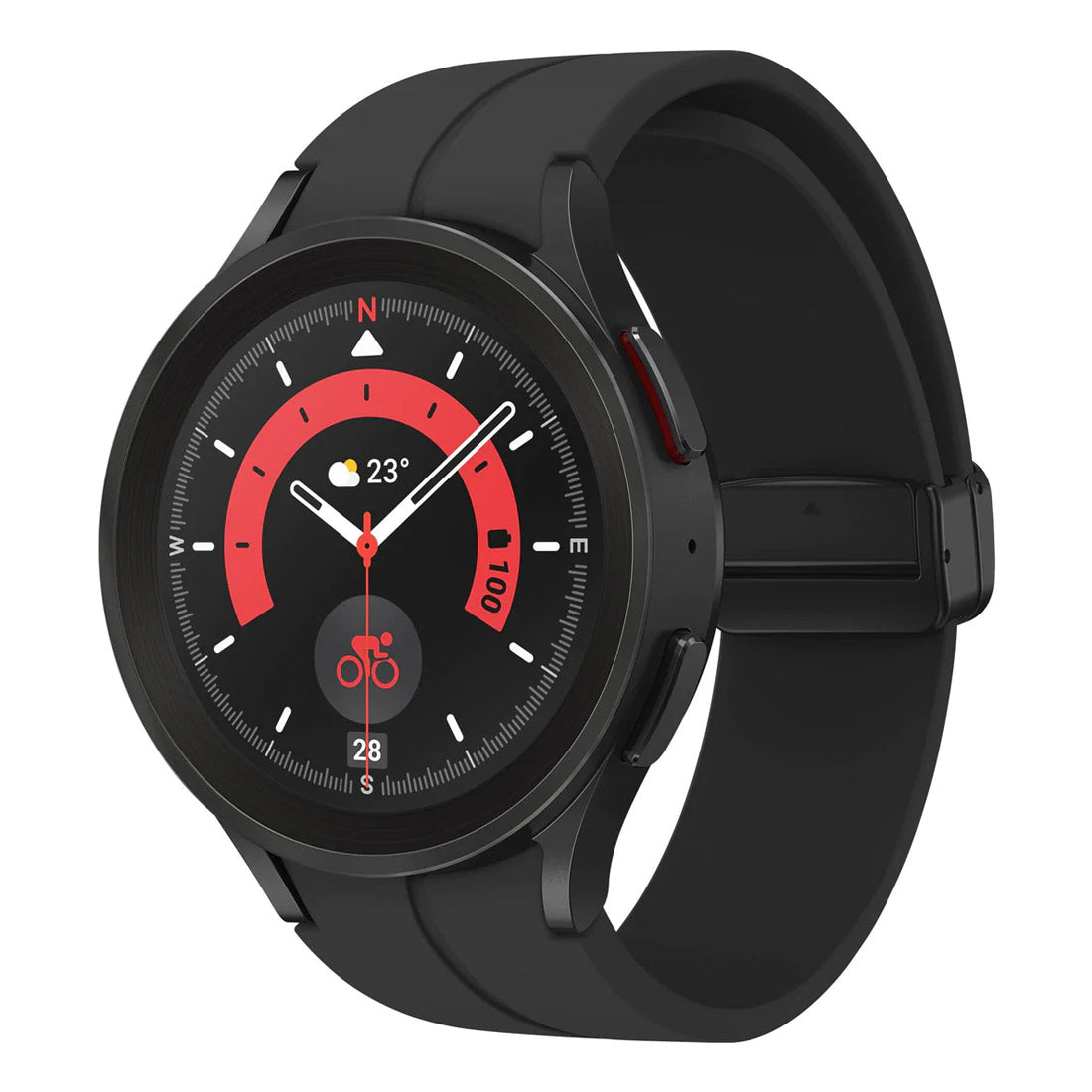 Samsung Galaxy Watch5 Pro LTE 45mm - Black Titanium - Pristine Refurbished Samsung