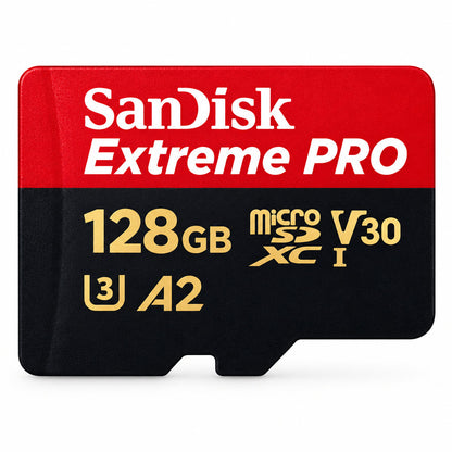Sandisk 128GB Extreme PRO microSDXC Card + SD Adapter + RescuePRO Deluxe, UHS-I Sandisk