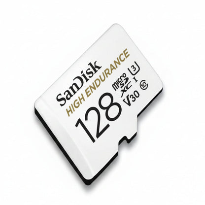 SanDisk High Endurance micro SDXC Card 128GB - White