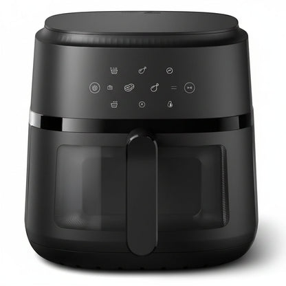 Philips Airfryer 2000 Series 6.2L Black – Large Capacity Healthy Air Fryer - Pristine - Refurbished Philips