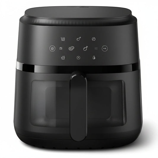Philips Airfryer 2000 Series 6.2L Black – Large Capacity Healthy Air Fryer - Pristine - Refurbished Philips