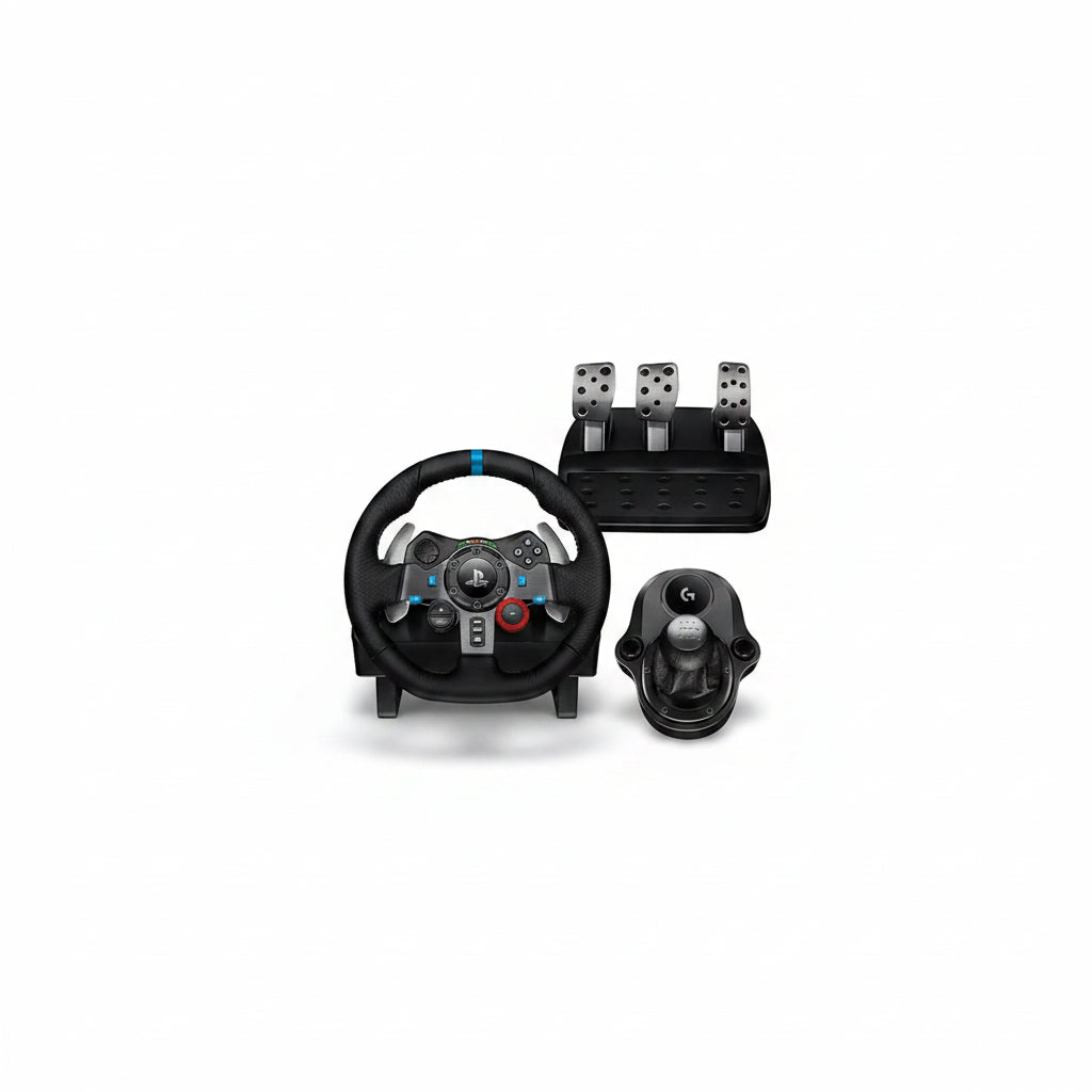 Logitech G29 Driving Force Racing Wheel with Pedals - Gaming Steering Wheel Logitech