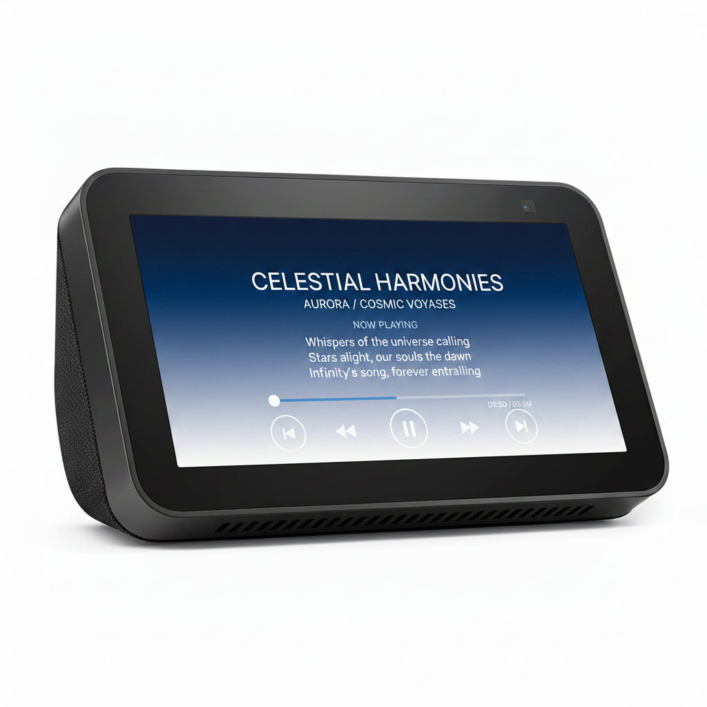 Amazon Alexa Echo Show 5 – Black - Smart Display with Alexa and 5.5-Inch Screen - Pristine - Refurbished Amazon