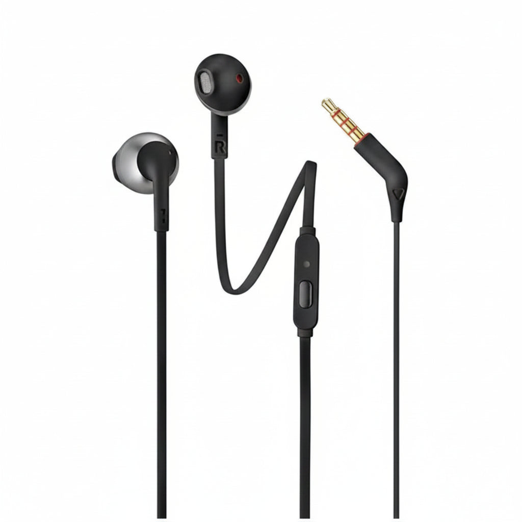JBL Tune 205 Wired Earphones - Black, Gold, Rose Gold, Silver