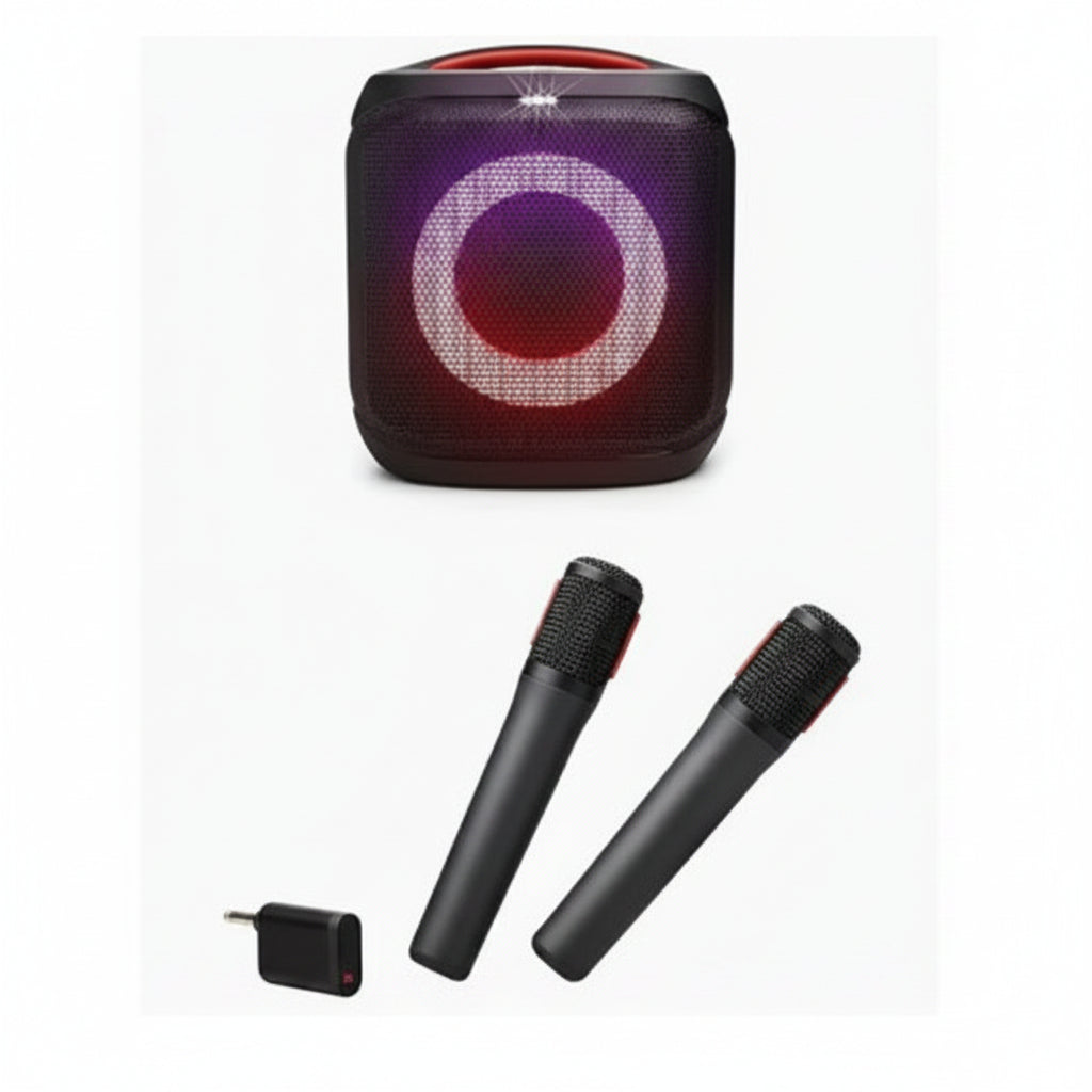 JBL PartyBox Encore Portable Bluetooth Speaker with 2 Wireless Mic