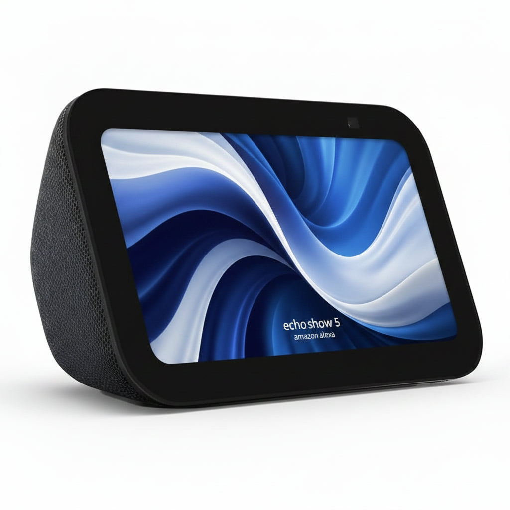 Amazon Alexa Echo Show 5 – Black - Smart Display with Alexa and 5.5-Inch Screen - Pristine - Refurbished Amazon