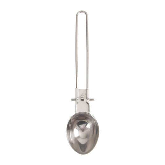 Silver 304 Stainless Steel Folding Camping Ladle  - 2 Pack Deep Serving Spoons, Portable & Eco-Friendly Tristar Online