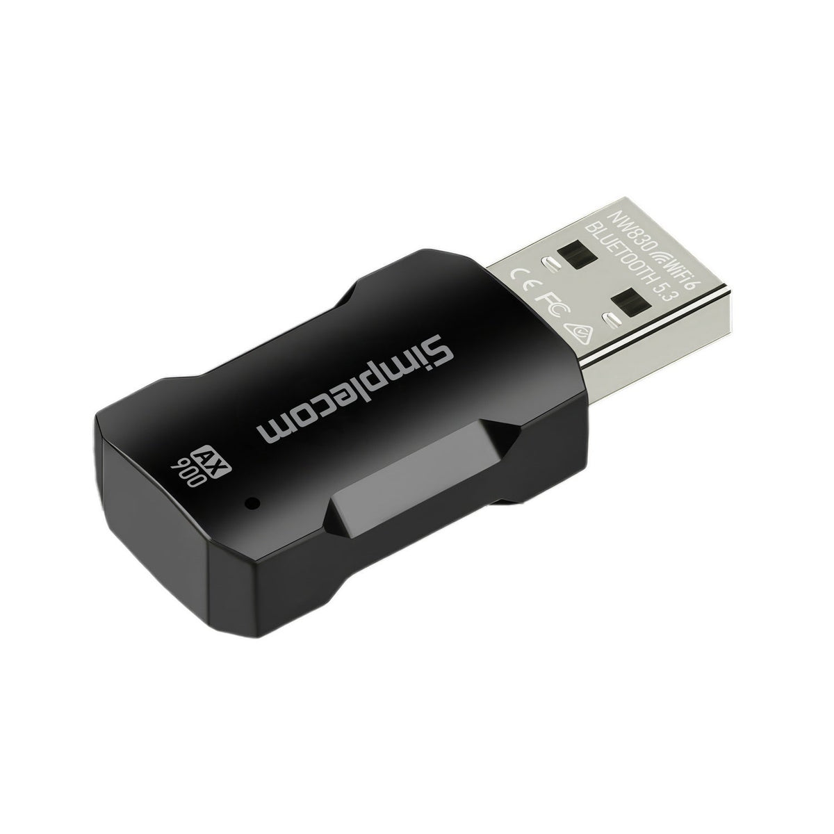 Simplecom NW830 Wi-Fi 6 and Bluetooth 5.3 Combo USB Adapter Dual Band AX900 Tristar Online