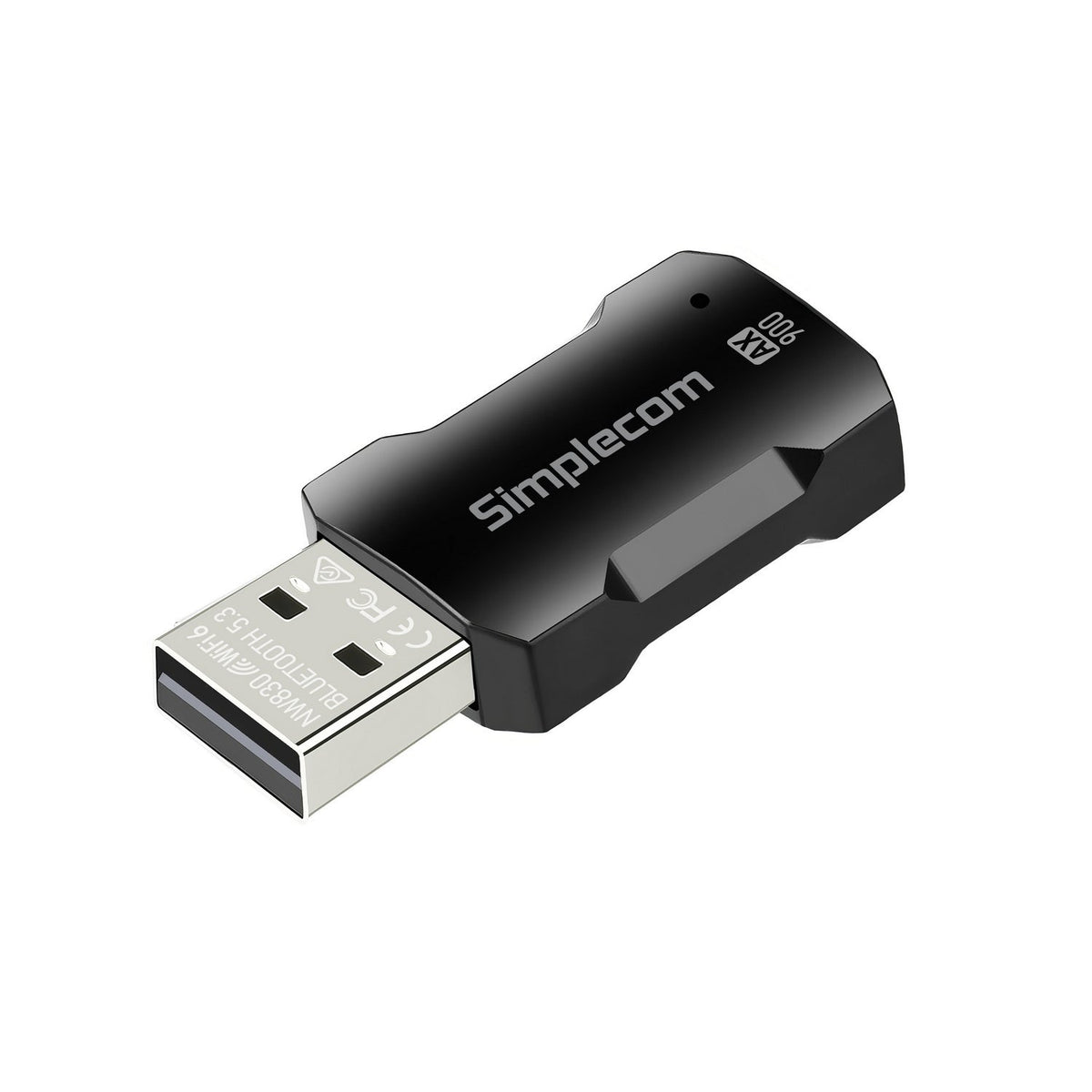 Simplecom NW830 Wi-Fi 6 and Bluetooth 5.3 Combo USB Adapter Dual Band AX900 Tristar Online