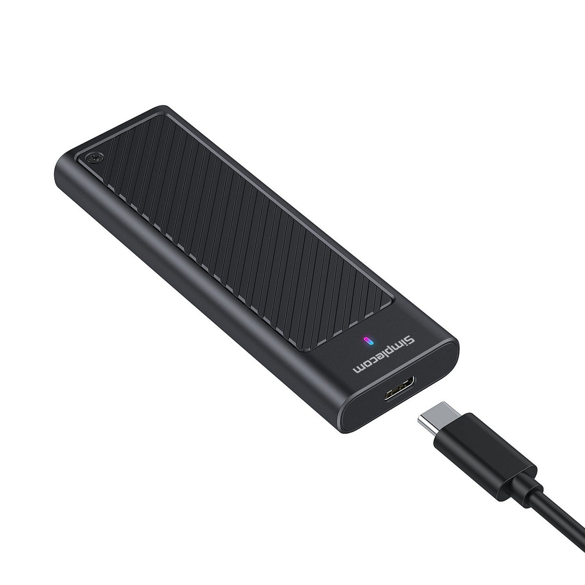 Simplecom SE538 M.2 SSD to USB 3.2 Gen 2x2 USB-C Enclosure 20Gbps NVMe SATA Dual Protocol Tristar Online