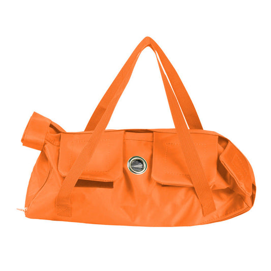 Size M Orange Multi-Functional Cat Grooming Bag - Anti-Scratch Restraint Pouch for Nail Trimming and Vet Visits Tristar Online