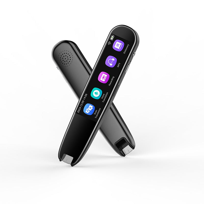 Smart AI Scan & Voice Translator Pen - 112+ Languages, Offline Mode, HD Touchscreen & Dictionary(black) Tristar Online