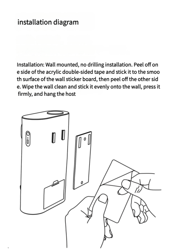 Smart Automatic Mouthwash Dispenser - Wall-Mounted, 3 Adjustable Levels, LED Display & Magnetic Cups(Black) Tristar Online