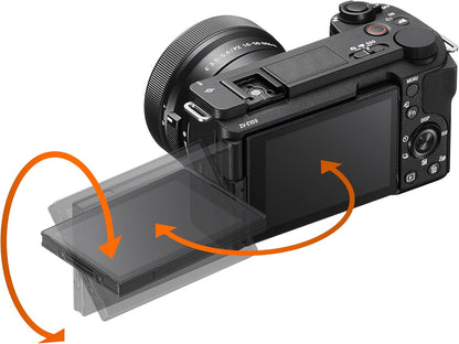 Sony ZV-E10 II Mirrorless Camera with 16-50mm Lens (ZV-E10M2K) – Black SONY