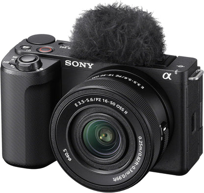 Sony ZV-E10 II Mirrorless Camera with 16-50mm Lens (ZV-E10M2K) – Black SONY