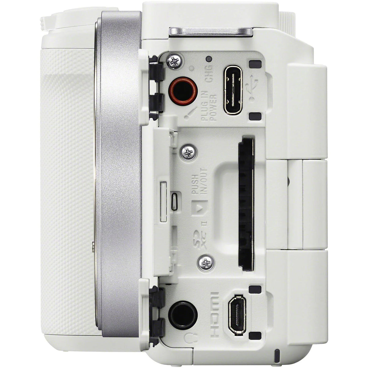 Sony ZV-E10 Mirrorless Camera with 16-50mm Lens (ILCZV-E10L) (White)