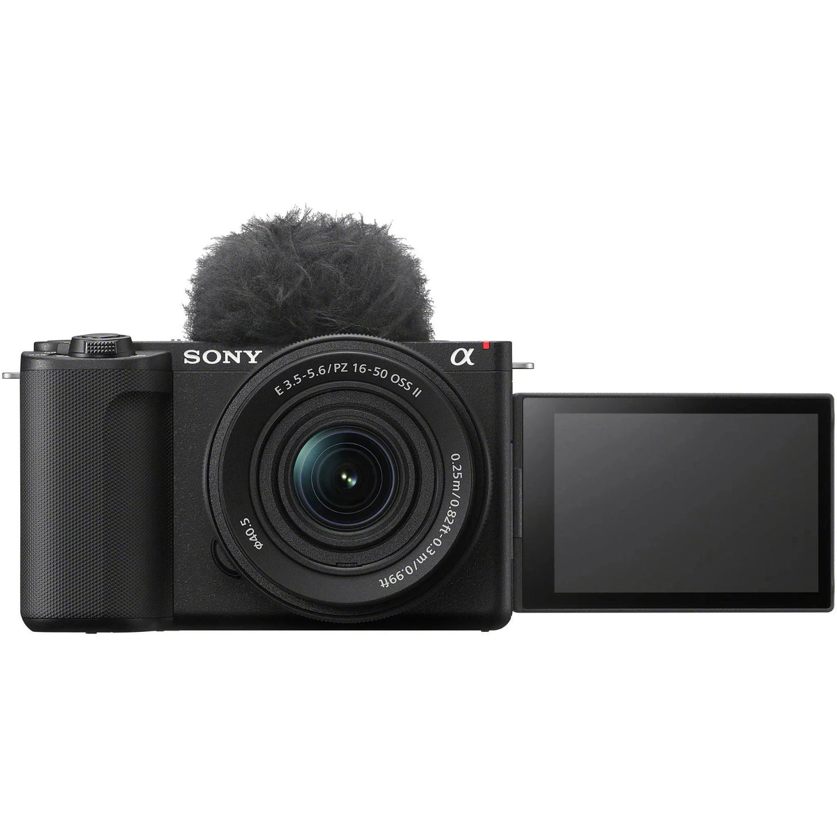 Sony ZV-E10 Mirrorless Camera with 16-50mm Lens (ILCZV-E10L) – 24.2MP APS-C, 4K Video, Black SONY