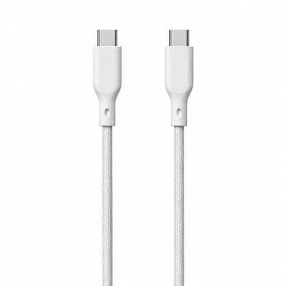 Telstra USB-C to USB-C Cable 1m – Fast Charging Data Transfer - White - Pristine  - Refurbished Telstra