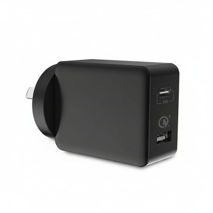 Sprout Dual Port Power Supply QC3.0 - Black - Fast USB Wall Charger (Copy) Sprout