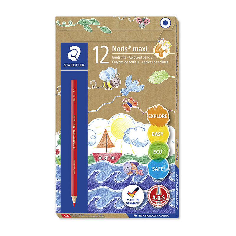 Staedtler NC Maxi Col Red Pk12 Staedtler
