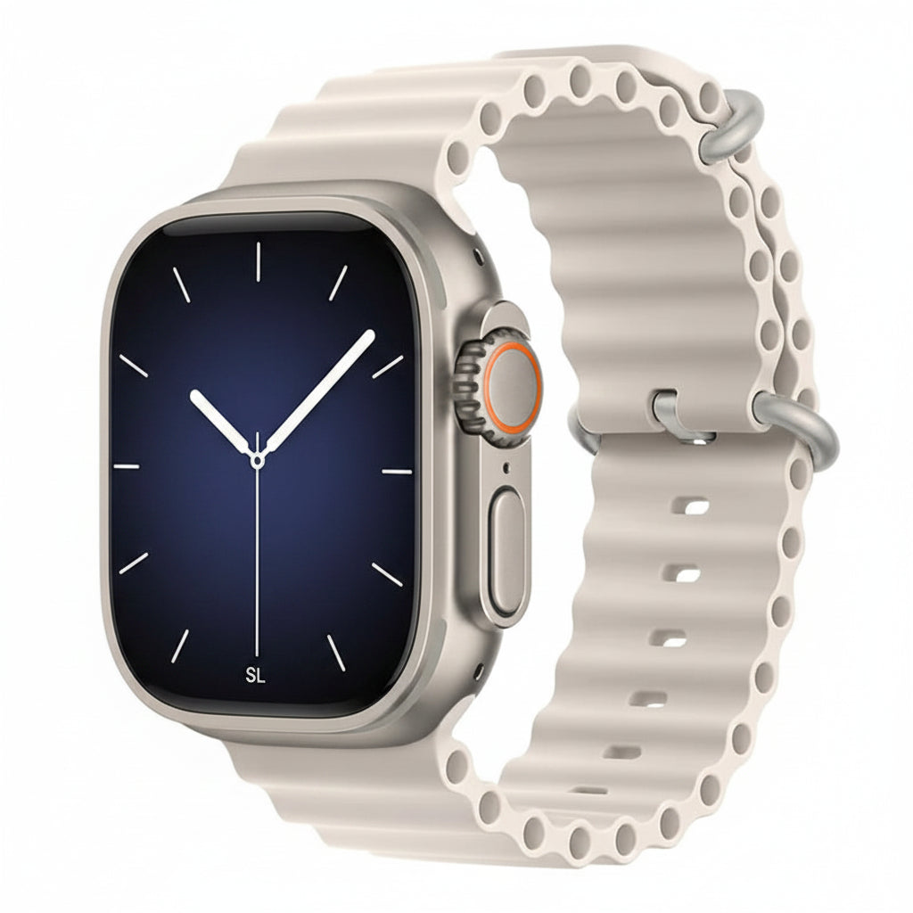 Apple Watch Ultra 49mm GPS +  Cellular Titanium Smartwatch - Titanium with 100% Battery Apple