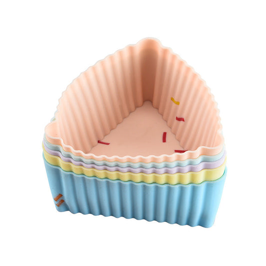 Style 10 Silicone Mini Cake Molds (30 Pack) -  For Cupcakes, Desserts (6.7x6x3cm) Tristar Online