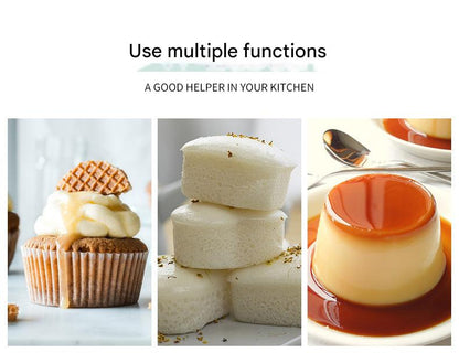 Style 5 Silicone Mini Cake Molds (30 Pack) -  For Cupcakes, Desserts (7x6.8x3cm) Tristar Online