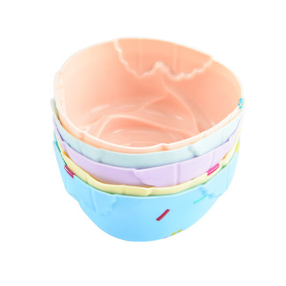 Style 5 Silicone Mini Cake Molds (30 Pack) -  For Cupcakes, Desserts (7x6.8x3cm) Tristar Online