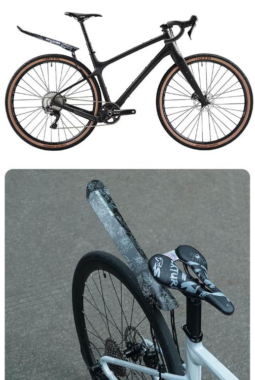 Style D Black and Pink Lightweight Bicycle Rear Mudguard - Adjustable PP5 Fender for MTB, Road & Folding Bikes (NOT for V-Brakes) Tristar Online