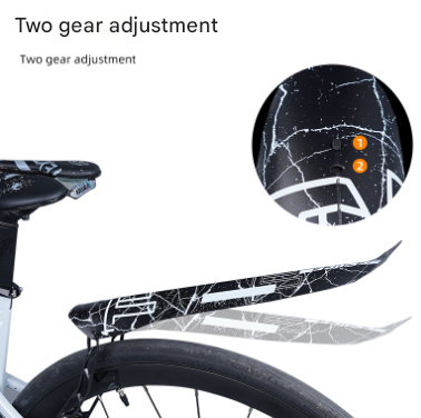 Style D Black and Pink Lightweight Bicycle Rear Mudguard - Adjustable PP5 Fender for MTB, Road & Folding Bikes (NOT for V-Brakes) Tristar Online