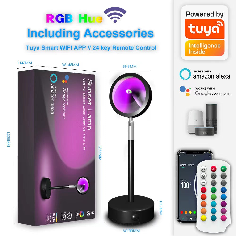Sunset Light App Control RGB Floor Atmosphere Ambient Light Tristar