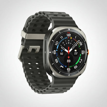 Close‑up of Galaxy Watch Ultra 47mm displaying Energy Score tile with recovery and readiness metrics.