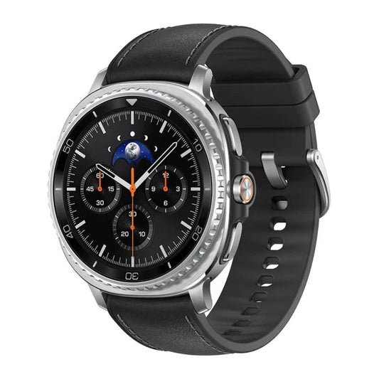 Samsung Galaxy Watch8 Classic 46mm Black front view showing circular AMOLED watch face
